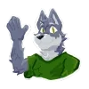 Sticker from snixxyy wolf