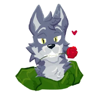 Sticker from snixxyy wolf