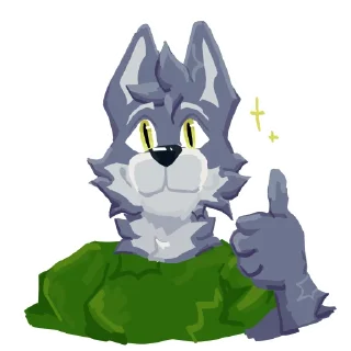 Sticker from snixxyy wolf