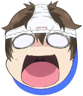 😱 emoji БОЛЬШЕ ⇨ @CLOOBHUB АНИМЕ СТИКЕРЫ КАНАЛ ТЕЛЕГРАМ ТГ Telegram sticker 6 of 51