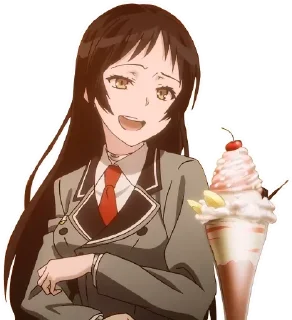 🍦 emoji БОЛЬШЕ ⇨ @CLOOBHUB АНИМЕ СТИКЕРЫ КАНАЛ ТЕЛЕГРАМ ТГ Telegram sticker 15 of 51
