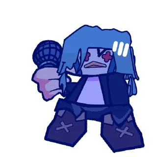 😓 emoji Yakusa fnf Telegram sticker 8 of 10