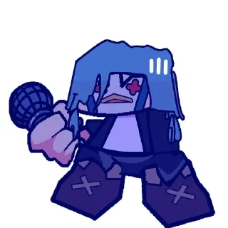 😓 emoji Yakusa fnf Telegram sticker 5 of 10