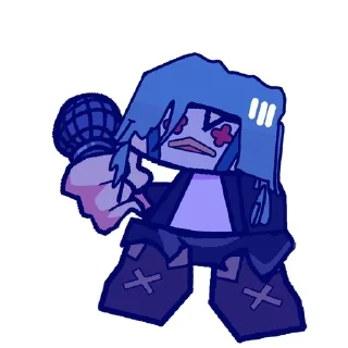 😓 emoji Yakusa fnf Telegram sticker 7 of 10