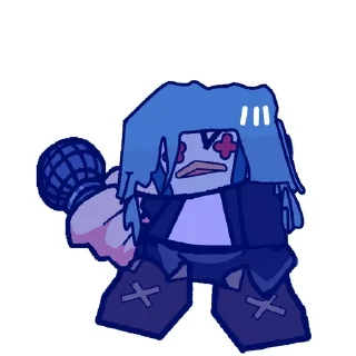 😓 emoji Yakusa fnf Telegram sticker 6 of 10
