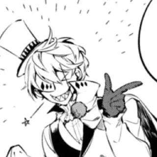 😉 emoji bsd manga Telegram sticker 13 of 117