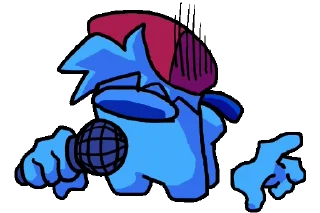 🌟 emoji Amogus Bf-vs impostor Telegram sticker 6 of 11