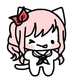 😉 emoji Акияма Мизуки @Anim_StikersUWU Telegram sticker 13 of 75
