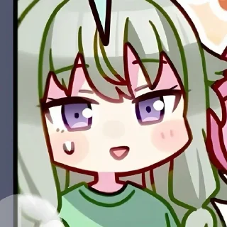 😅 emoji Кусанаги Нене @Anim_StikersUWU Telegram sticker 10 of 50