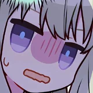 😨 emoji Кусанаги Нене @Anim_StikersUWU Telegram sticker 13 of 50