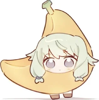 🍌 emoji Кусанаги Нене @Anim_StikersUWU Telegram sticker 22 of 50