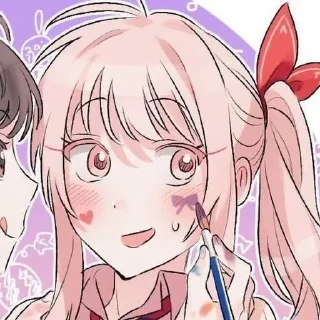 🤭 emoji Акияма Мизуки @Anim_StikersUWU Telegram sticker 9 of 75