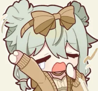 🥱 emoji Кусанаги Нене @Anim_StikersUWU Telegram sticker 17 of 50