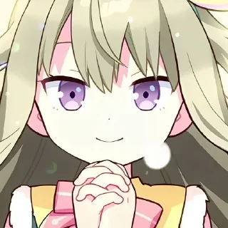 🙏 emoji Кусанаги Нене @Anim_StikersUWU Telegram sticker 11 of 50