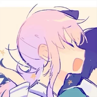Sticker from Акияма Мизуки @Anim_StikersUWU