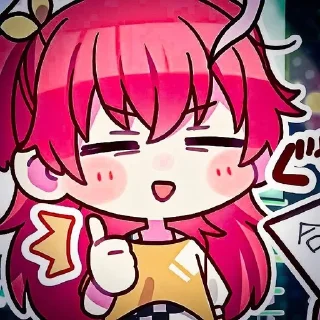 Sticker from ｡･:*:･ﾟ’☆Airi|@AriYpu