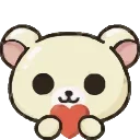 ❤️ emoji Мишка Бусинка @EmodzyPremium Telegram sticker 6 of 40