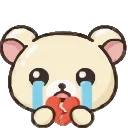 💔 emoji Мишка Бусинка @EmodzyPremium Telegram sticker 9 of 40