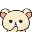 🤔 emoji Мишка Бусинка @EmodzyPremium Telegram sticker 24 of 40
