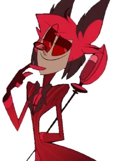 🤔 emoji Аластор от @Earth928B Telegram sticker 24 of 25