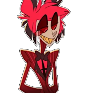 😁 emoji Аластор от @Earth928B Telegram sticker 10 of 25