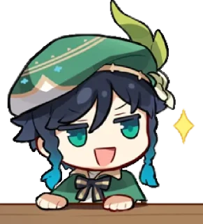 🍃 emoji я люблю венти Telegram sticker 15 of 23