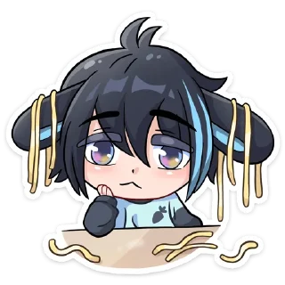 😨 emoji Тёмный Эдди @Nyasticks Telegram sticker 16 of 49