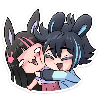 😍 emoji Тёмный Эдди @Nyasticks Telegram sticker 12 of 49