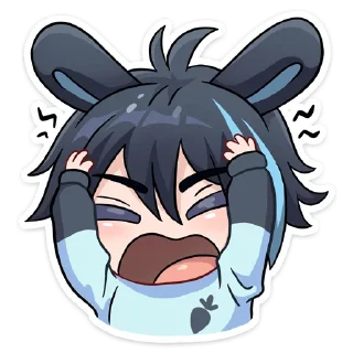 😱 emoji Тёмный Эдди @Nyasticks Telegram sticker 21 of 49