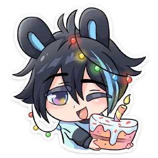 😉 emoji Тёмный Эдди @Nyasticks Telegram sticker 17 of 49