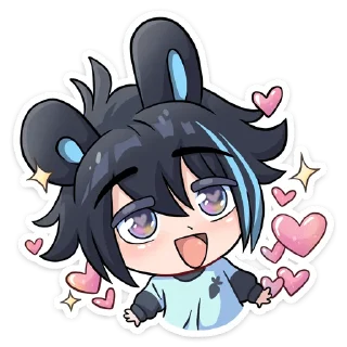 🥰 emoji Тёмный Эдди @Nyasticks Telegram sticker 11 of 49