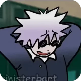 Sticker from Gojo & Sukuna (by Sinisterbart