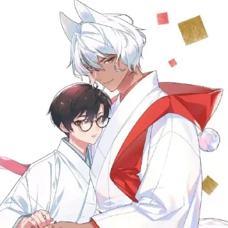 🦊 emoji @gauntree Ꮇᴀrriᴀgᴇ ᴛᴏ Ꮶiᴛsunᴇ-sᴀʍᴀ Telegram sticker 5 of 111