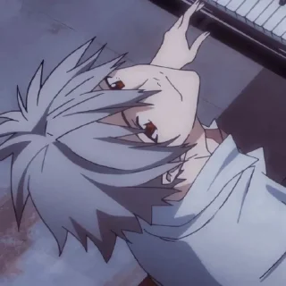 🙂 emoji kaworu//evangelion/by:kaworu.q Telegram sticker 8 of 33