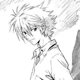 🙂 emoji kaworu//evangelion/by:kaworu.q Telegram sticker 23 of 33