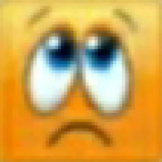 🙁 emoji ✨ срака-гузиця ✨ @elistikers Telegram sticker 23 of 26