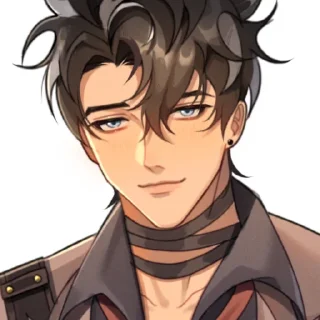😏 emoji Wriothesley by @kiyunya Telegram sticker 9 of 108