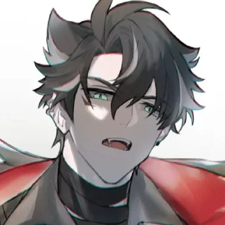 😒 emoji Wriothesley by @kiyunya Telegram sticker 14 of 108