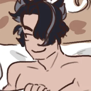 😏 emoji Wriothesley by @kiyunya Telegram sticker 17 of 108