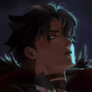 😒 emoji Wriothesley by @kiyunya Telegram sticker 12 of 108