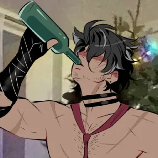 🍷 emoji Wriothesley by @kiyunya Telegram sticker 5 of 108