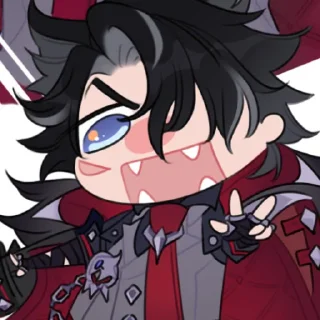 😠 emoji Wriothesley by @kiyunya Telegram sticker 16 of 108