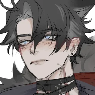 🥵 emoji Wriothesley by @kiyunya Telegram sticker 21 of 108