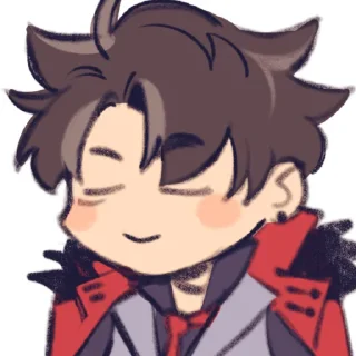 😌 emoji Wriothesley by @kiyunya Telegram sticker 6 of 108