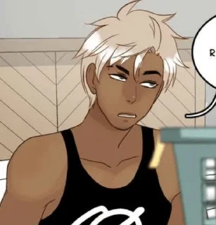 🙄 emoji 💙 Ian /by @angeldokidoki 💛💚🧜‍♀ Telegram sticker 14 of 88