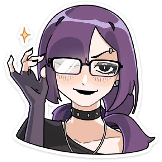 😉 emoji Яна @anime4_arts Telegram sticker 22 of 48