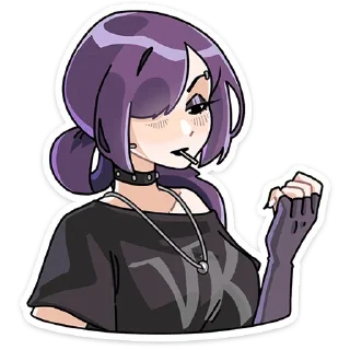 🤔 emoji Яна @anime4_arts Telegram sticker 7 of 48