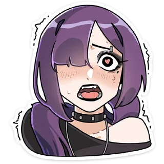 😍 emoji Яна @anime4_arts Telegram sticker 6 of 48