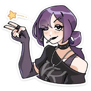 😉 emoji Яна @anime4_arts Telegram sticker 1 of 48