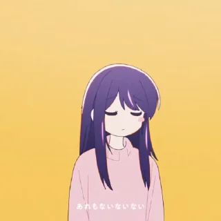 😞 emoji Hoshino Ai Oshi no ko Telegram sticker 10 of 120
